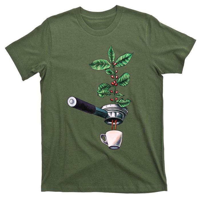 Coffee Plant Espresso Barista T-Shirt