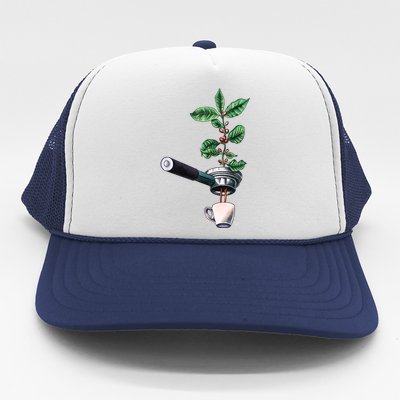 Coffee Plant Espresso Barista Trucker Hat