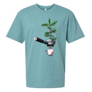 Coffee Plant Espresso Barista Sueded Cloud Jersey T-Shirt