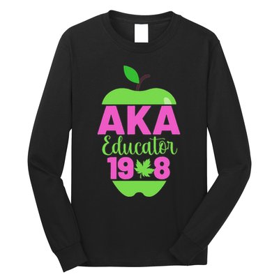 Cute Pretty Educators And Teacher Funny A.K.A Educator Student Long Sleeve Shirt