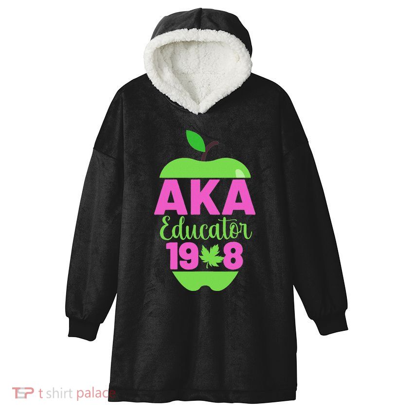 Cute Pretty Educators And Teacher Funny A.K.A Educator Student Hooded Wearable Blanket