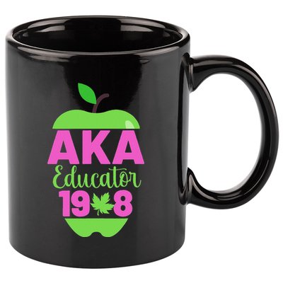 Cute Pretty Educators And Teacher Funny A.K.A Educator Student 11oz C Handle Ceramic Mug
