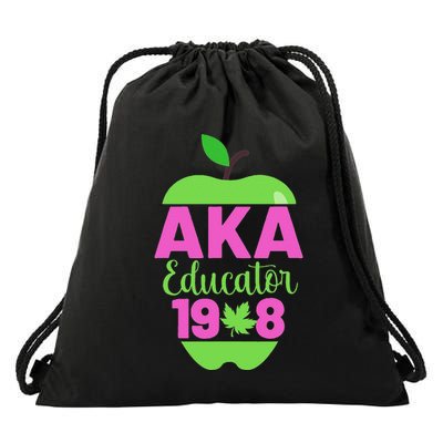 Cute Pretty Educators And Teacher Funny A.K.A Educator Student Drawstring Bag