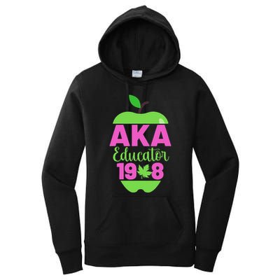Cute Pretty Educators And Teacher Funny A.K.A Educator Student Women's Pullover Hoodie