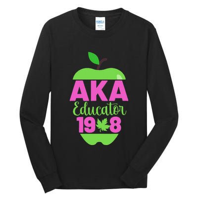 Cute Pretty Educators And Teacher Funny A.K.A Educator Student Tall Long Sleeve T-Shirt
