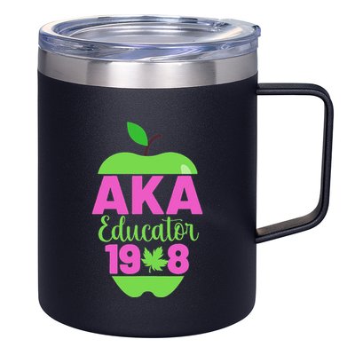 Cute Pretty Educators And Teacher Funny A.K.A Educator Student 12oz Stainless Steel Coffee Mug