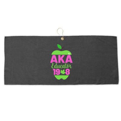 Cute Pretty Educators And Teacher Funny A.K.A Educator Student Large Microfiber Waffle Golf Towel