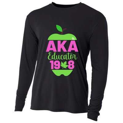 Cute Pretty Educators And Teacher Funny A.K.A Educator Student Cooling Performance Long Sleeve Crew
