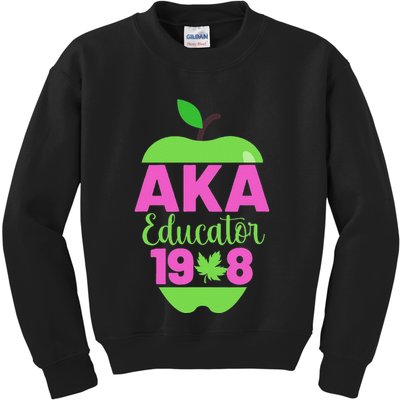 Cute Pretty Educators And Teacher Funny A.K.A Educator Student Kids Sweatshirt