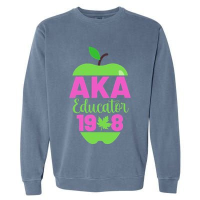 Cute Pretty Educators And Teacher Funny A.K.A Educator Student Garment-Dyed Sweatshirt