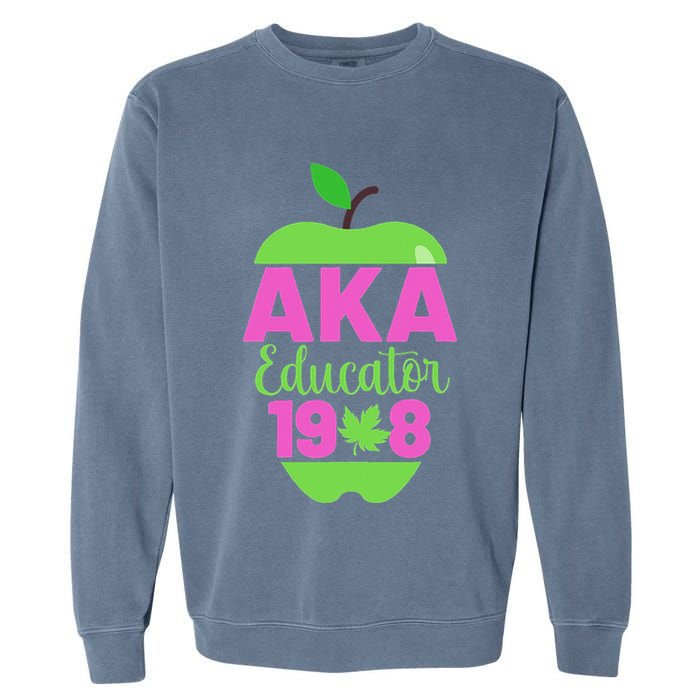 Cute Pretty Educators And Teacher Funny A.K.A Educator Student Garment-Dyed Sweatshirt