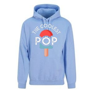 Coolest Pop Ever Ice Cream 4th Of July Men Dad Fathers Day Gift Unisex Surf Hoodie