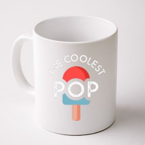 Coolest Pop Ever Ice Cream 4th Of July Men Dad Fathers Day Gift Coffee Mug