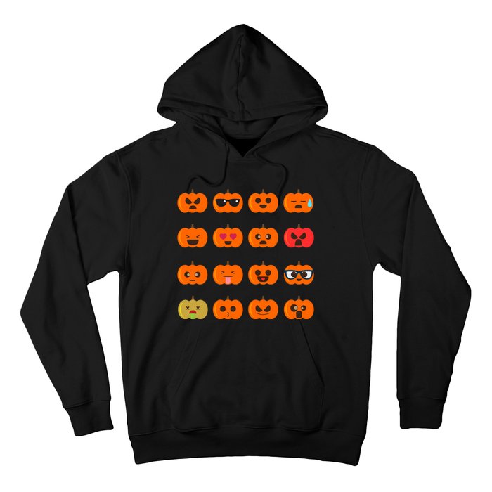 Cute Pumpkin Emoji Hoodie