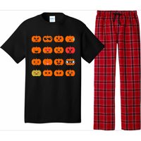 Cute Pumpkin Emoji Pajama Set