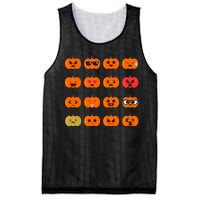 Cute Pumpkin Emoji Mesh Reversible Basketball Jersey Tank