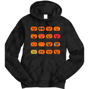 Cute Pumpkin Emoji Tie Dye Hoodie