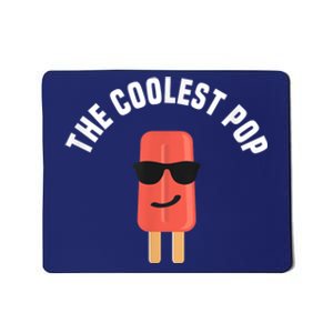 Coolest Pop Ever Popsicle Funny Retro Bomb Fathers Day Gift Mousepad