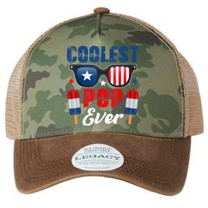 Coolest Pop Ever Popsicle Funny Retro Bomb Fathers Day Gift Legacy Tie Dye Trucker Hat