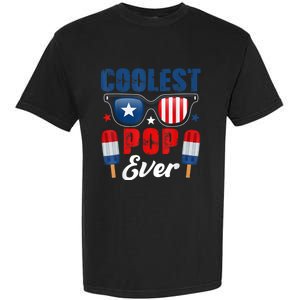 Coolest Pop Ever Popsicle Funny Retro Bomb Fathers Day Gift Garment-Dyed Heavyweight T-Shirt