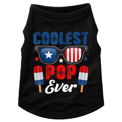 Coolest Pop Ever Popsicle Funny Retro Bomb Fathers Day Gift Doggie Tank