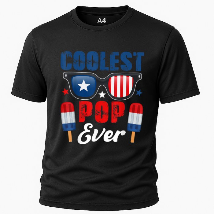 Coolest Pop Ever Popsicle Funny Retro Bomb Fathers Day Gift Cooling Performance Crew T-Shirt