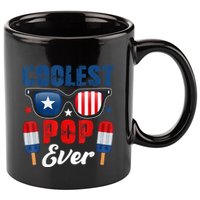Coolest Pop Ever Popsicle Funny Retro Bomb Fathers Day Gift 11oz C Handle Ceramic Mug