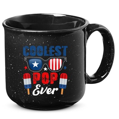 Coolest Pop Ever Popsicle Funny Retro Bomb Fathers Day Gift 15oz Campfire Ceramic Mug