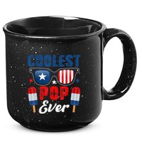 Coolest Pop Ever Popsicle Funny Retro Bomb Fathers Day Gift 15oz Campfire Ceramic Mug