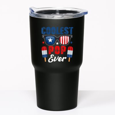 Coolest Pop Ever Popsicle Funny Retro Bomb Fathers Day Gift Tumbler