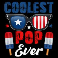 Coolest Pop Ever Popsicle Funny Retro Bomb Fathers Day Gift Youth Performance Sprint T-Shirt