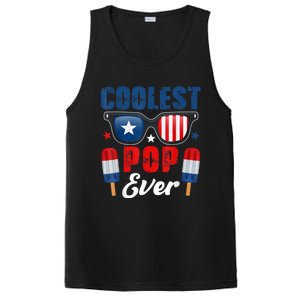 Coolest Pop Ever Popsicle Funny Retro Bomb Fathers Day Gift PosiCharge Competitor Tank