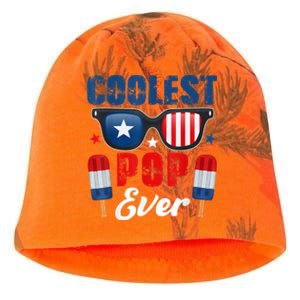 Coolest Pop Ever Popsicle Funny Retro Bomb Fathers Day Gift Kati - Camo Knit Beanie