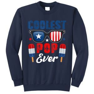 Coolest Pop Ever Popsicle Funny Retro Bomb Fathers Day Gift Sweatshirt