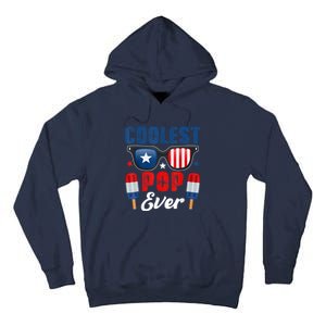 Coolest Pop Ever Popsicle Funny Retro Bomb Fathers Day Gift Tall Hoodie