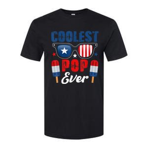 Coolest Pop Ever Popsicle Funny Retro Bomb Fathers Day Gift Softstyle CVC T-Shirt