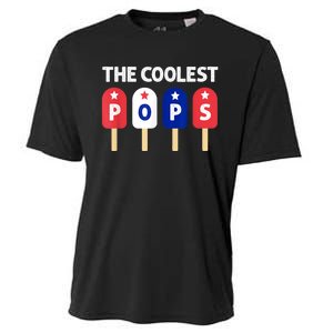 Coolest Pop Ever Popsicle Funny Retro Bomb Fathers Day Gift Cooling Performance Crew T-Shirt