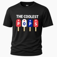 Coolest Pop Ever Popsicle Funny Retro Bomb Fathers Day Gift Cooling Performance Crew T-Shirt