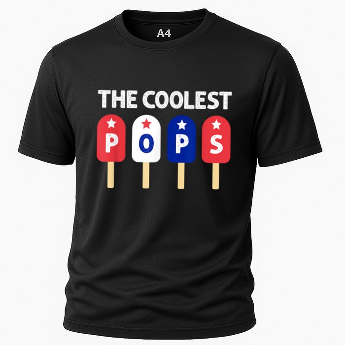 Coolest Pop Ever Popsicle Funny Retro Bomb Fathers Day Gift Cooling Performance Crew T-Shirt