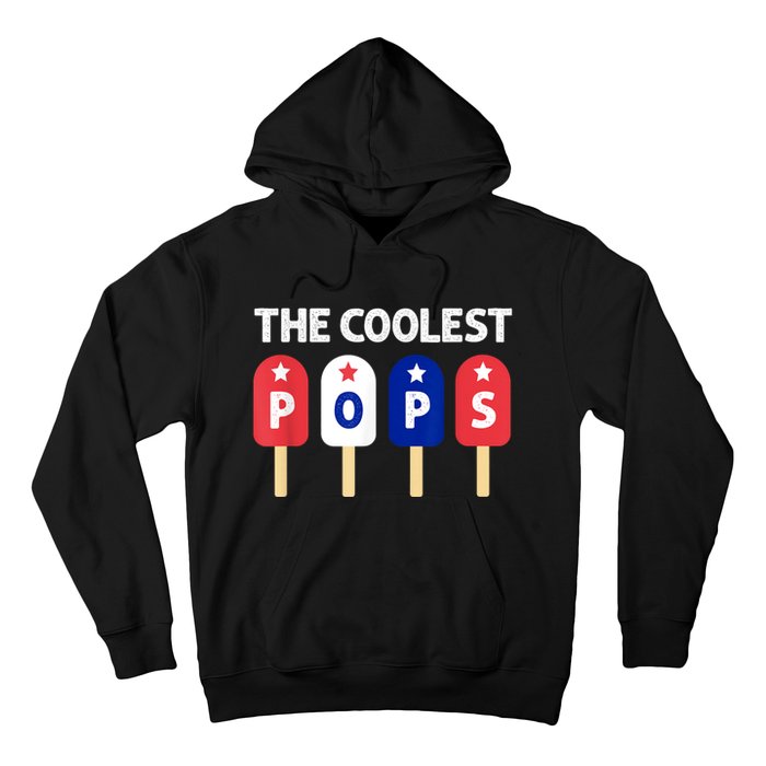 Coolest Pop Ever Popsicle Funny Retro Bomb Fathers Day Gift Hoodie