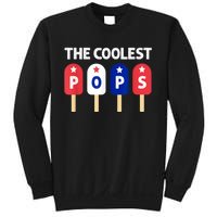 Coolest Pop Ever Popsicle Funny Retro Bomb Fathers Day Gift Sweatshirt