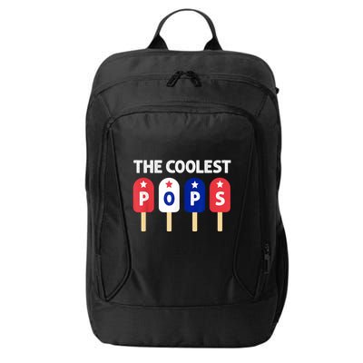 Coolest Pop Ever Popsicle Funny Retro Bomb Fathers Day Gift City Backpack