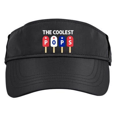 Coolest Pop Ever Popsicle Funny Retro Bomb Fathers Day Gift Adult Drive Performance Visor