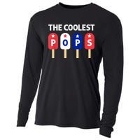 Coolest Pop Ever Popsicle Funny Retro Bomb Fathers Day Gift Cooling Performance Long Sleeve Crew