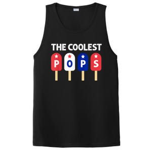 Coolest Pop Ever Popsicle Funny Retro Bomb Fathers Day Gift PosiCharge Competitor Tank