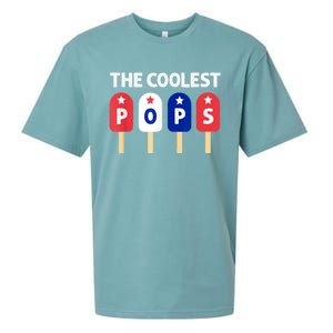 Coolest Pop Ever Popsicle Funny Retro Bomb Fathers Day Gift Sueded Cloud Jersey T-Shirt