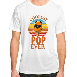 Coolest Pop Ever Popsicle Funny Retro Bomb Fathers Day Gift Adult ChromaSoft Performance T-Shirt