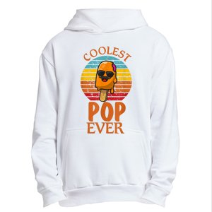 Coolest Pop Ever Popsicle Funny Retro Bomb Fathers Day Gift Urban Pullover Hoodie