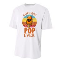 Coolest Pop Ever Popsicle Funny Retro Bomb Fathers Day Gift Performance Sprint T-Shirt