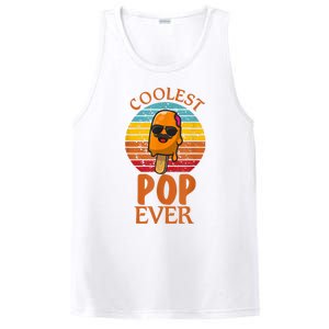 Coolest Pop Ever Popsicle Funny Retro Bomb Fathers Day Gift PosiCharge Competitor Tank